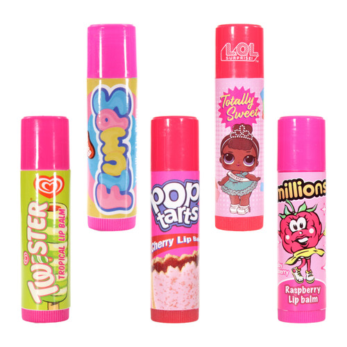 Cute kids lip balm assorted - kids,