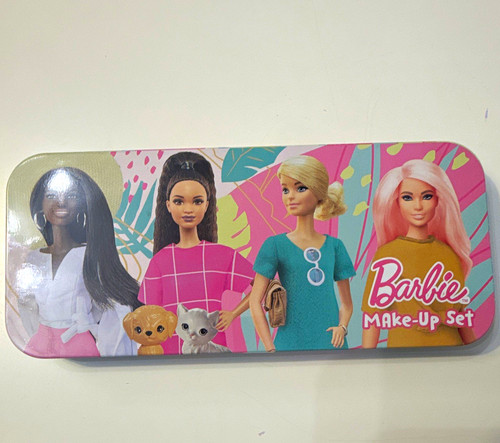 Barbie make set tin 12pc - make-up,